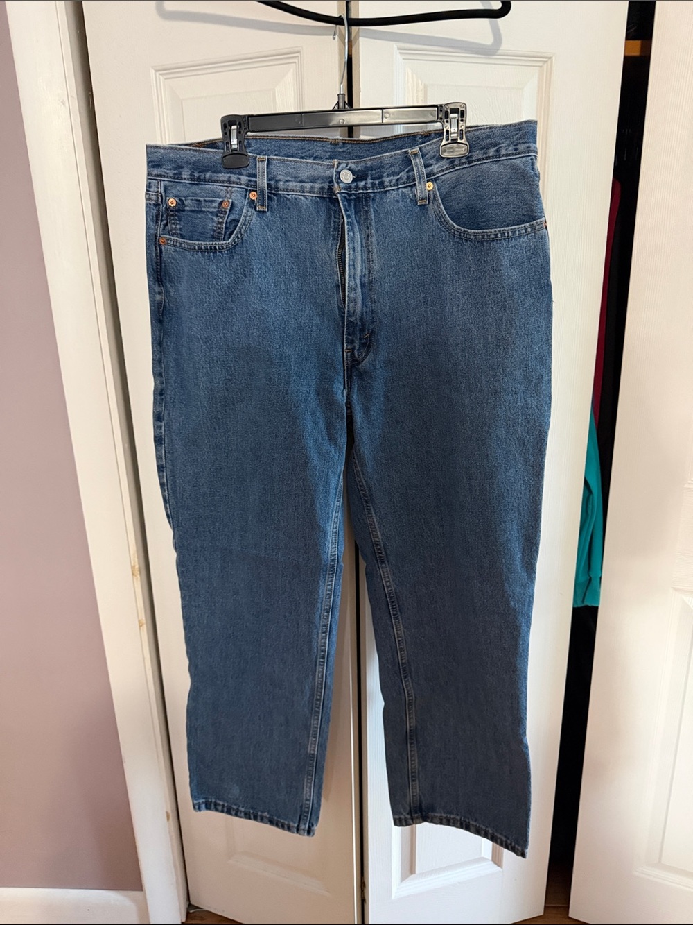 Levi's Men's Dark Blue Relaxed Straight Jeans
